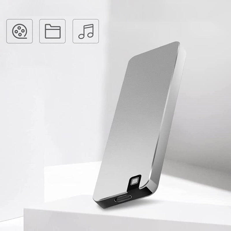 Externe SSD Schijf Draagbaar met Aluminium Behuizing Grijs Rood Blauw 1TB 2TB 4TB 8TB Snelle USB 3.2 Gegevensopslag Veilige Data Back-up Zakformaat Externe Harde Schijf Reisbestendig