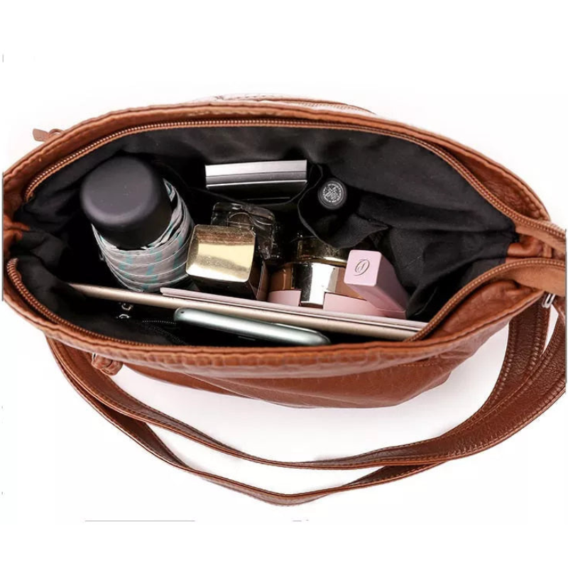 Leren Schoudertas Camila voor Dames