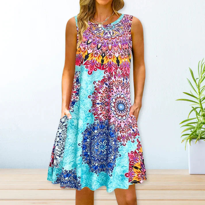 Zomerjurk Vrouw Losse Casual Jurk