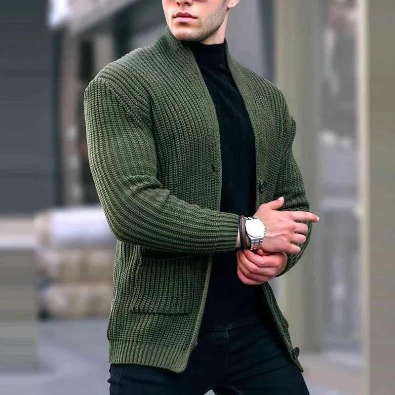 Gebreide Vest Heren Modern Streetwear Stijl