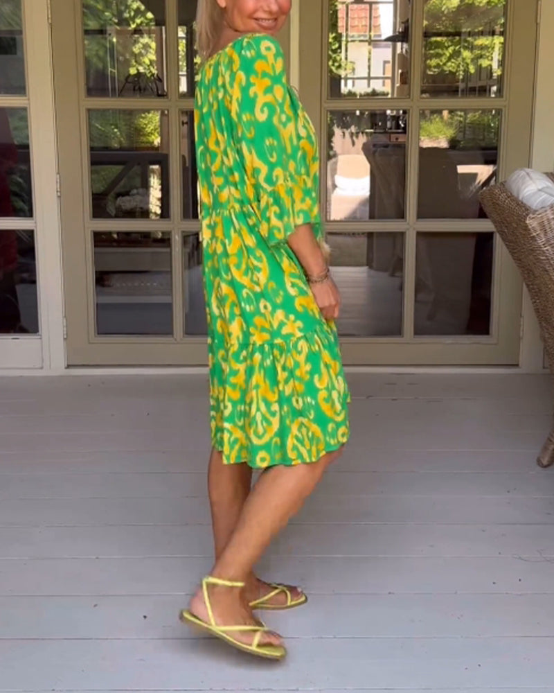 Modeme Jurk met Leuke Print