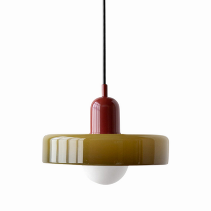 Verstelbare Glazen Hanglamp met Bauhaus-Design – Eetkamer en Woonkamer Verlichting