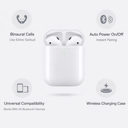 Draadloze Bluetooth Oordopjes met Oplaadcase – Compacte In-Ear Headset met Microfoon