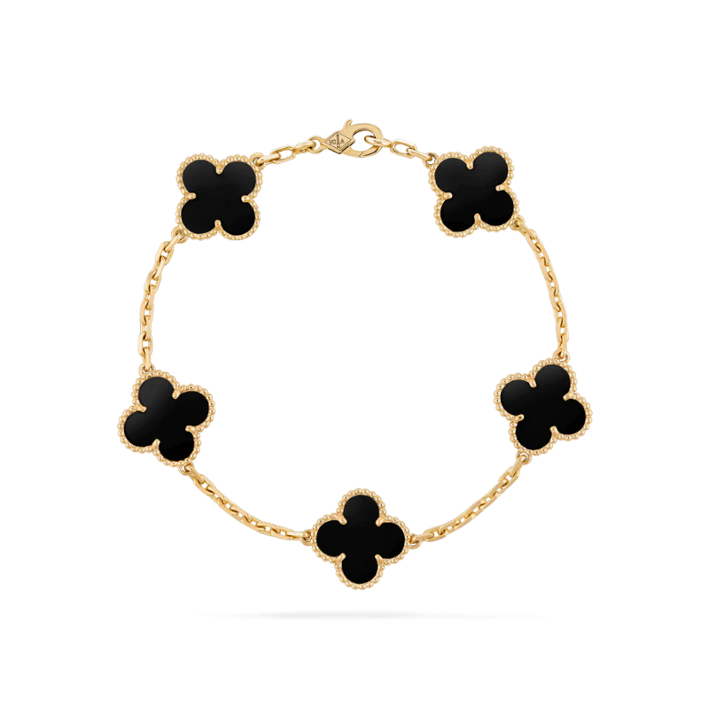 Elegante Armband met Zwarte Details – Luxe Sieraden voor Elke Gelegenheid