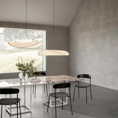 Hanglamp Japandi Handgeweven Zijde Wit Ø40 Ø60 Ø80 Slaapkamer Eetkamer