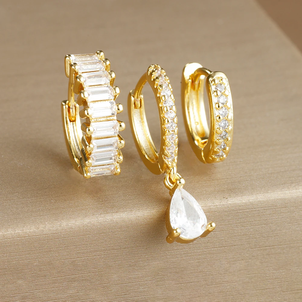 Valeria Oorbellen Set Zilverkleurig Elegant Design