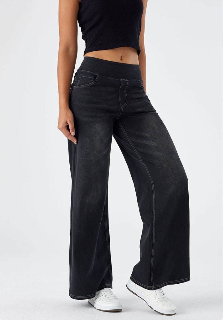 Hoge Jeans voor Vrouw Ultra Stretch Elegante Fit