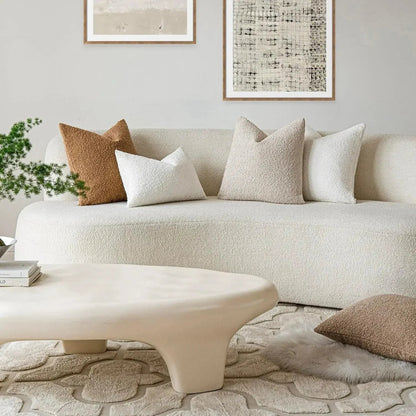 Kussenhoes Bouclé Luxe 45x45 Zacht Minimalistisch Design