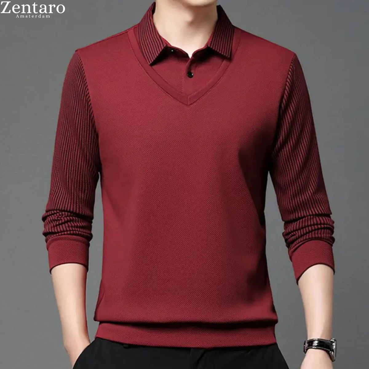 Heren Sweater Warm en Stijlvol van Merino Wol