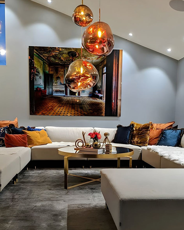 Hanglamp Melt Design Acryl LED Warm Wit Dimbaar Woonkamer Eetkamer Restaurant Slaapkamer