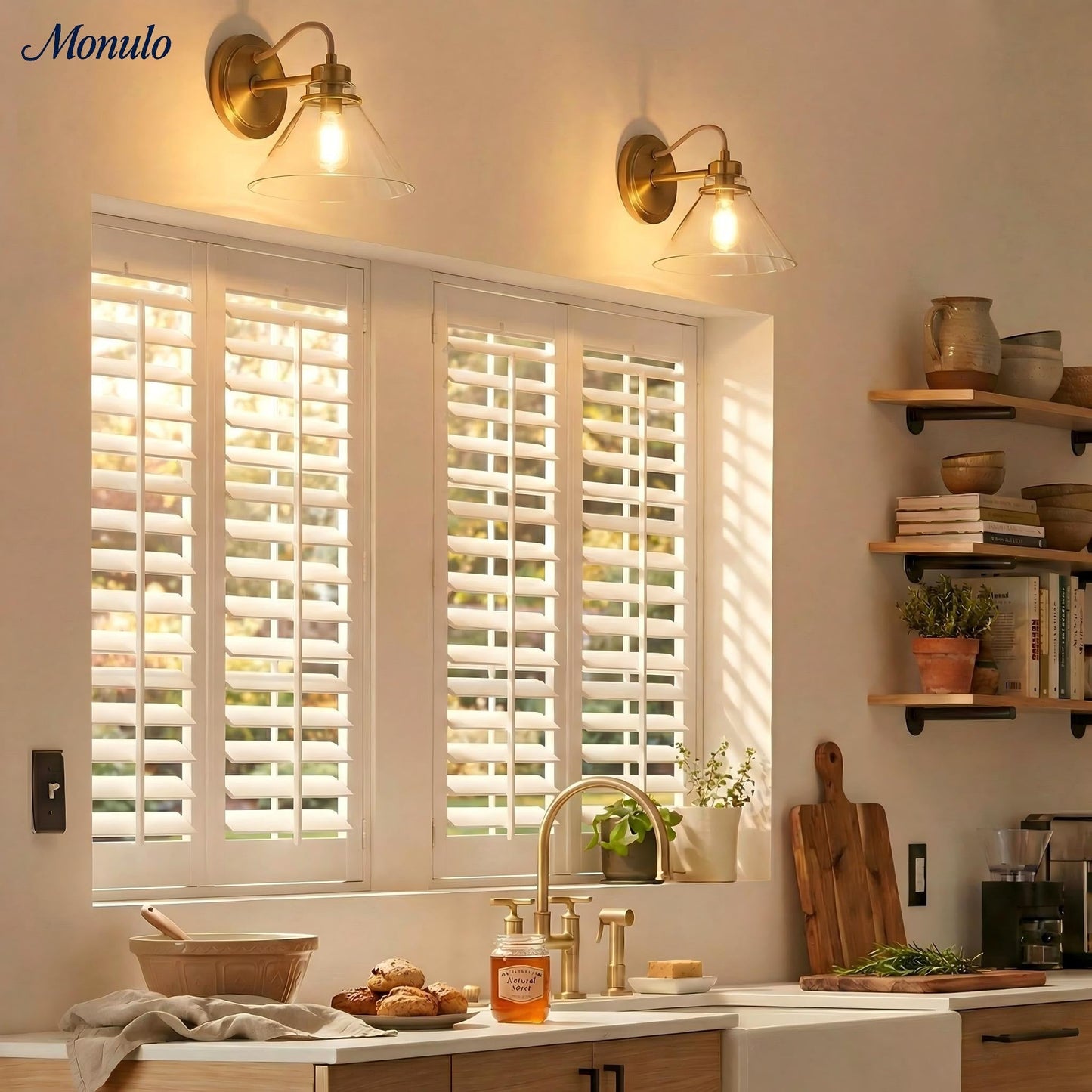 Globe Wandlamp met Gebogen Arm – Moderne Industriële Verlichting voor Badkamer, Slaapkamer en Gang