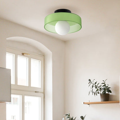 Mulon Plafondlamp en Wandlamp Glas G9 Amber Woonkamer Slaapkamer Design Verlichting Modern Rond