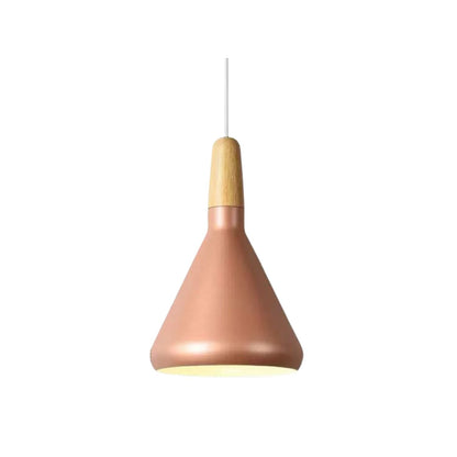 Hanglamp Scandinavisch Aluminium Hout Wit E27 Eettafel Woonkamer Minimalistisch Design Verlichting Keukeneiland