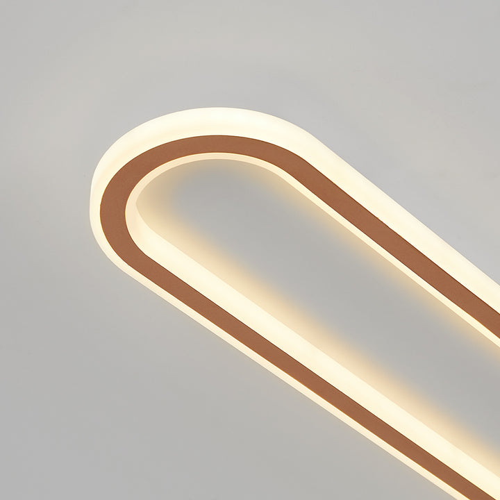 LED plafondlamp langwerpig zwart wit gang woonkamer slaapkamer modern minimalistisch plafondverlichting