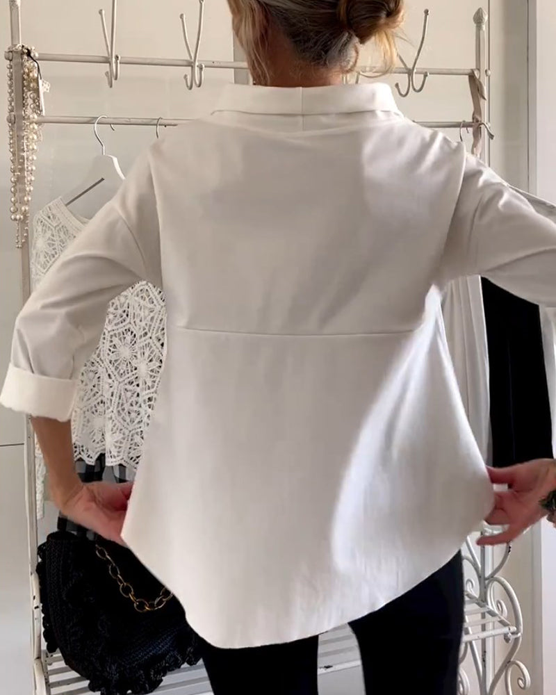 Vrouwelijke Elegante Top met Tijdloos Design