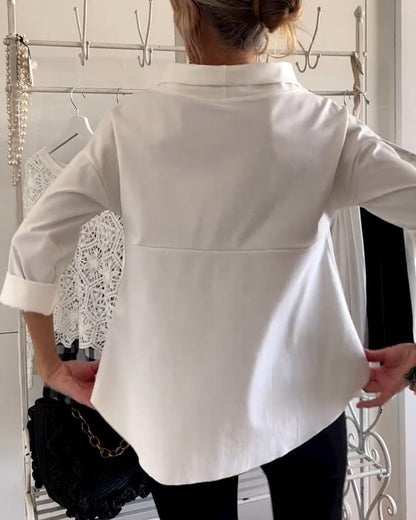 Vrouwelijke Elegante Top met Tijdloos Design
