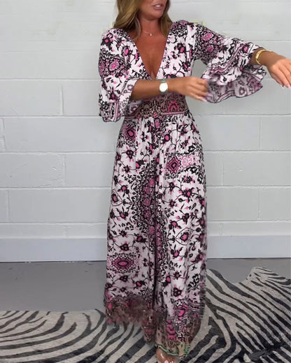 Vrouwelijke Jumpsuit Vintage Stijl