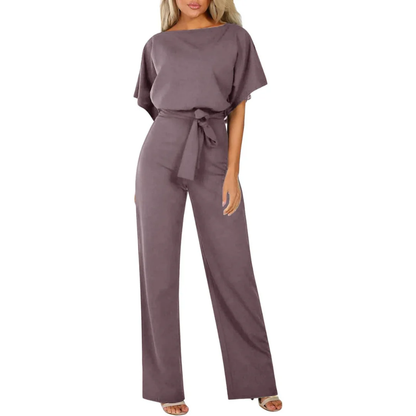 Laravie Jumpsuit Wijd Met Ceintuur Zomerjurk