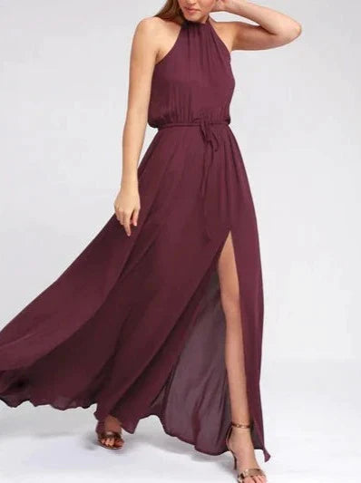 Zwarte Jurk Lange Vrouw Elegante Avondjurk Formal