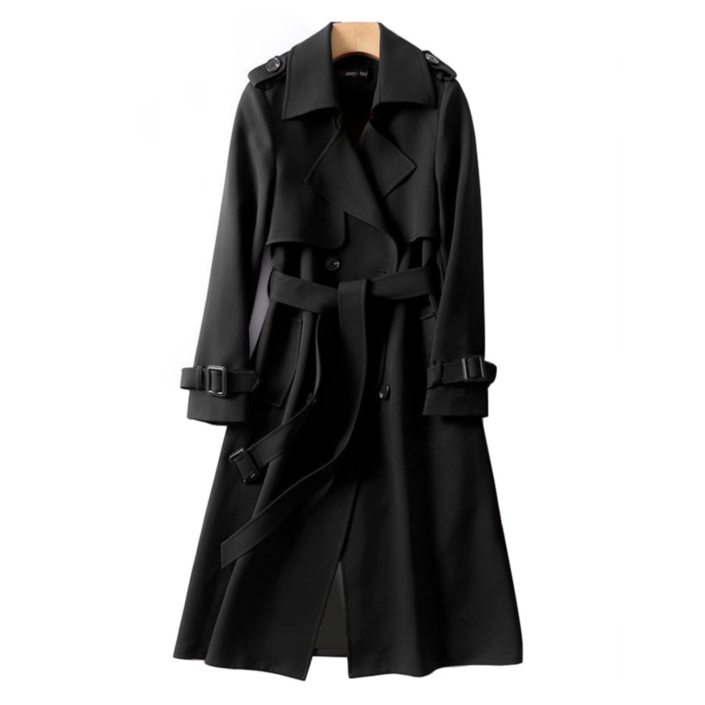 Dames Trenchcoat Klassiek Dubbel Ritssluiting - StudioMarella
