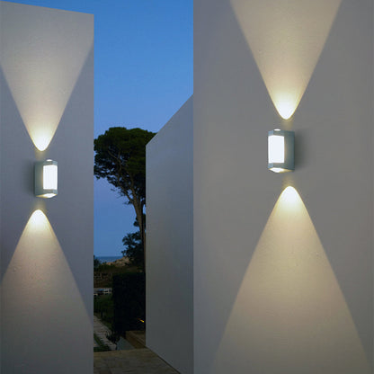 Buitenlamp Up Down LED IP65 Waterdicht Zwart Wit Gevelverlichting 10W
