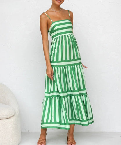Maxi Jurk Streepjespatroon Zomerjurk