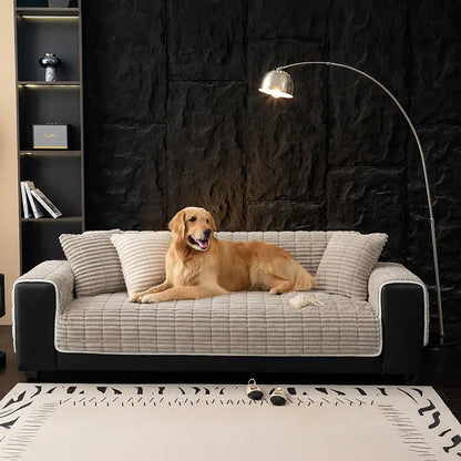 Waterdichte Eenzits Bankhoes 70×180 cm – Antislip Fleece Beschermer voor Fauteuil & Sofa Meubelbescherming