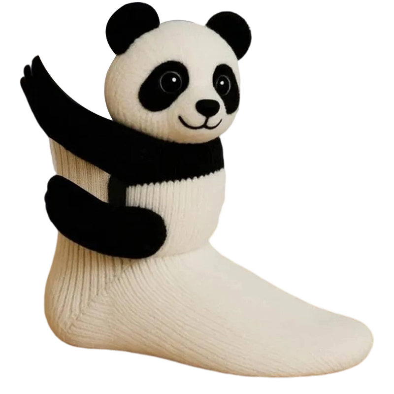 Knuffel Sokken met Dieren Design – Zachte Hugsokken voor Warmte en Comfort