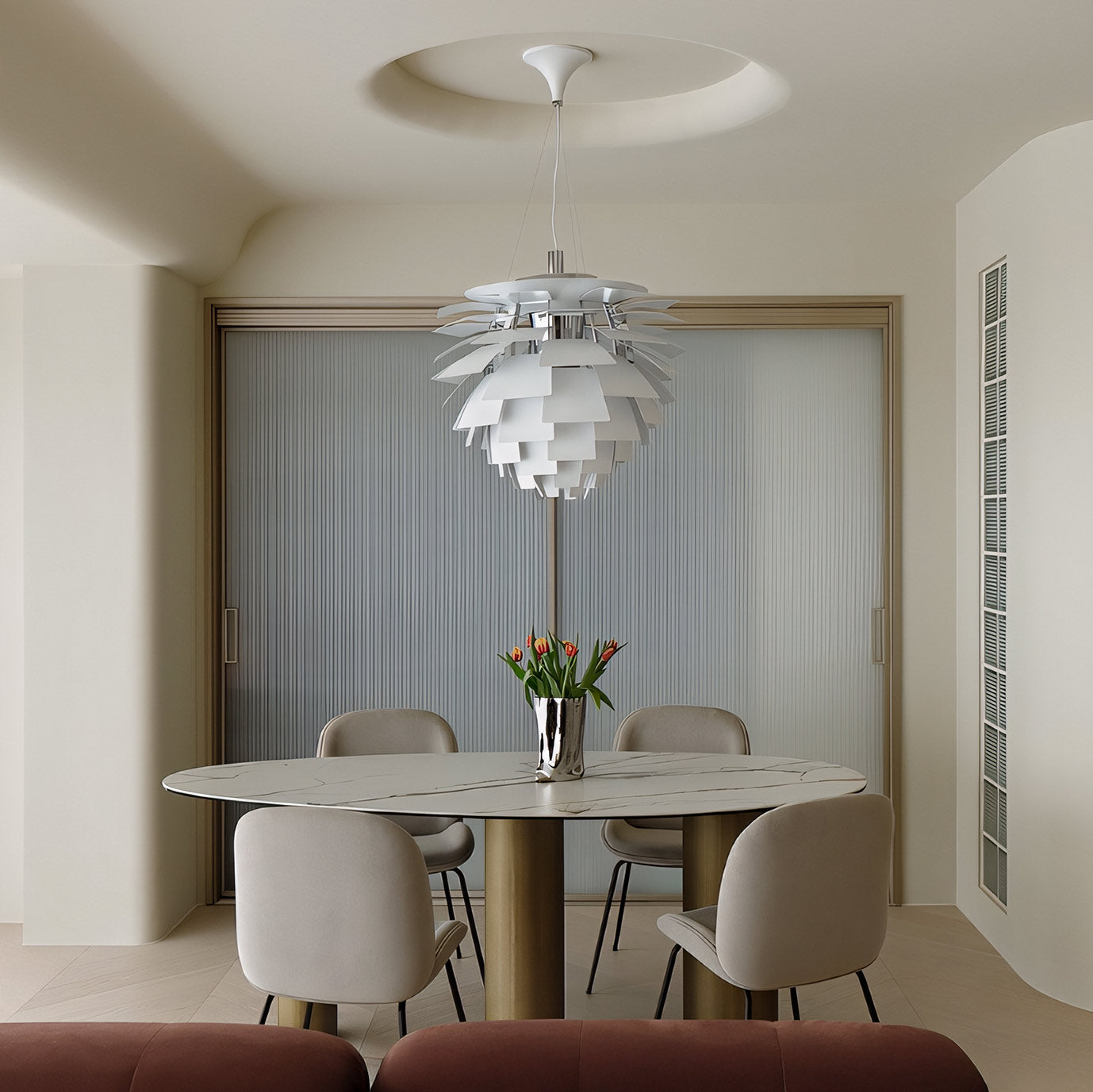 Hanglamp Dennenappel Metaal Klassiek Warm Wit Verstelbaar Snoer Woonkamer