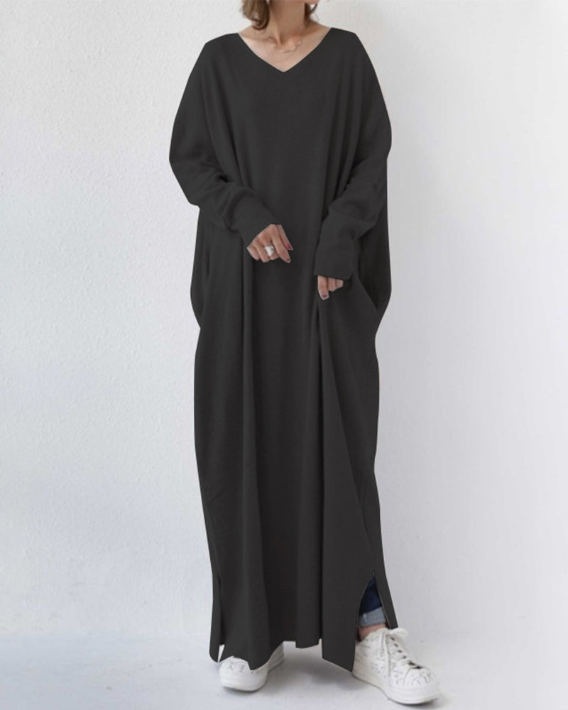 Dames Trui Jurk Zacht Warme Wintertrui