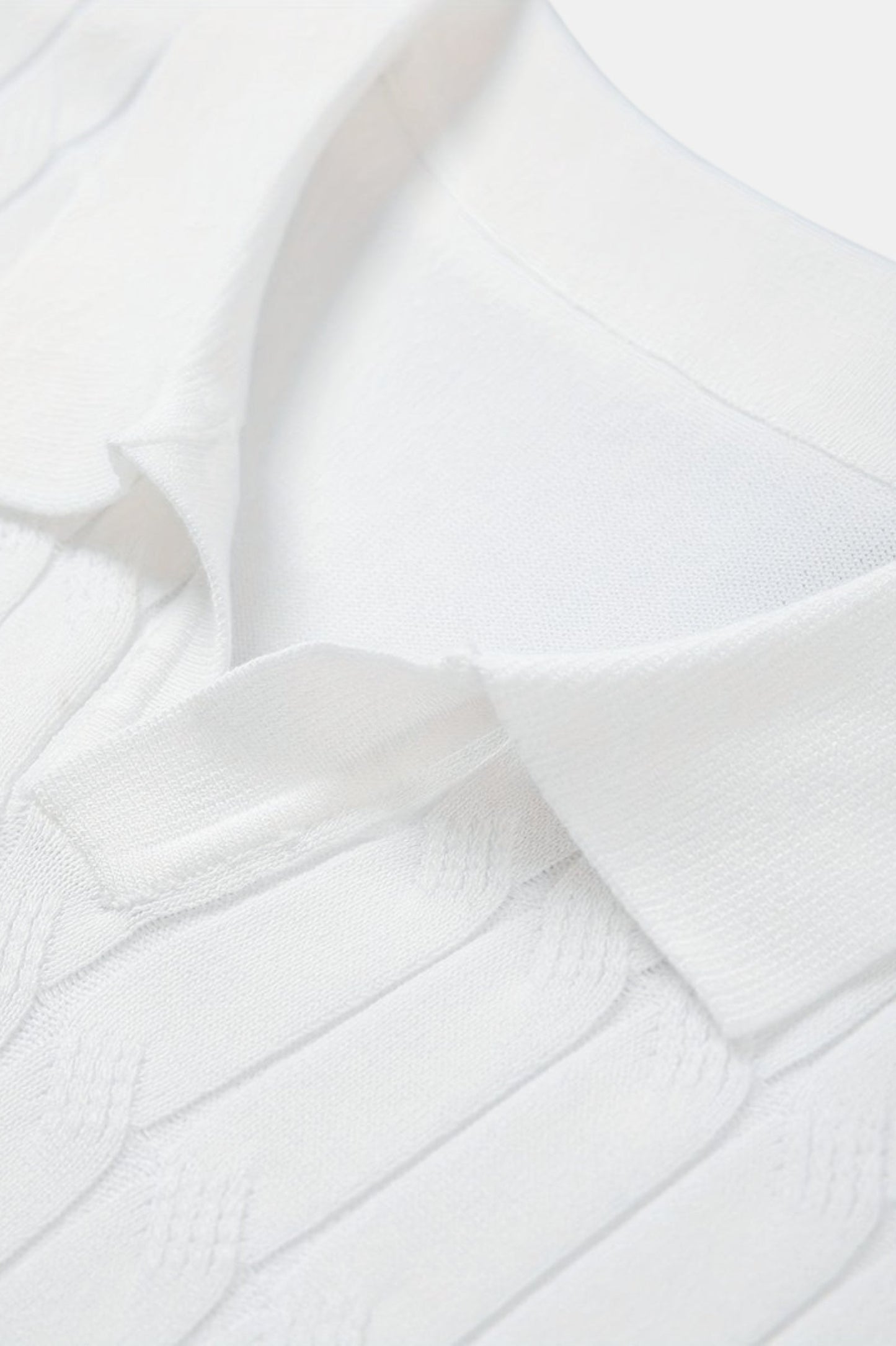 Witte Heren Poloshirt Klassiek en Stijlvol