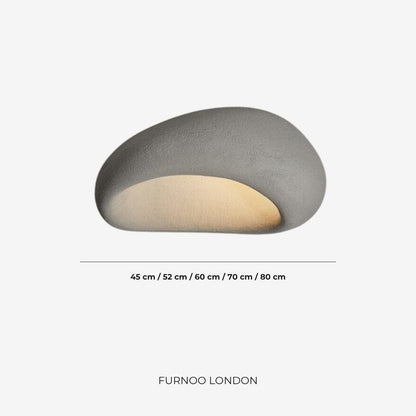 Plafondlamp Wabi Sabi Geïnspireerd – Metalen Lamp met Warme Verlichting – Voor Woonkamer Slaapkamer Eetkamer