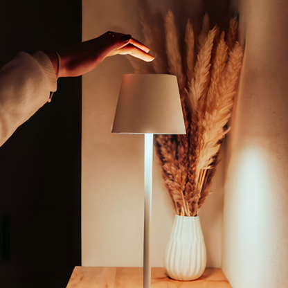 Draadloze Tafellamp met Dimbare LED-verlichting en Oplaadbare Accu | Waterdicht voor Binnen en Buiten