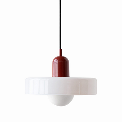 Verstelbare Glazen Hanglamp met Bauhaus-Design – Eetkamer en Woonkamer Verlichting