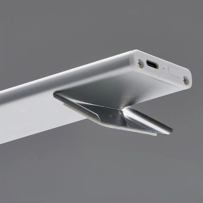 Oplaadbare LED Sensor Kastverlichting 20cm Dimbaar Bewegingssensor Nachtlamp Kast Zwart Zilver Draadloos