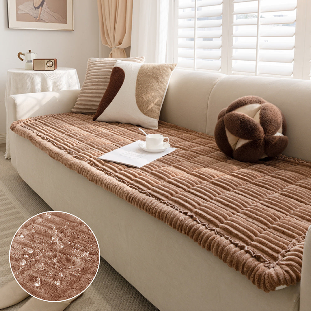 Waterdichte Antislip Bankhoes Ademend Flanel 50×50 cm tot 90×210 cm Bankbeschermer Woonkamer Meubelbescherming