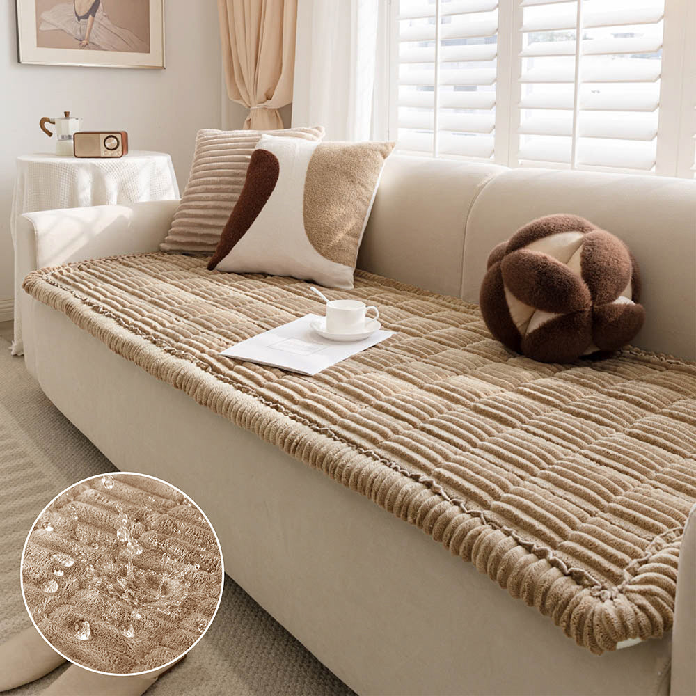 Waterdichte Antislip Bankhoes Ademend Flanel 50×50 cm tot 90×210 cm Bankbeschermer Woonkamer Meubelbescherming