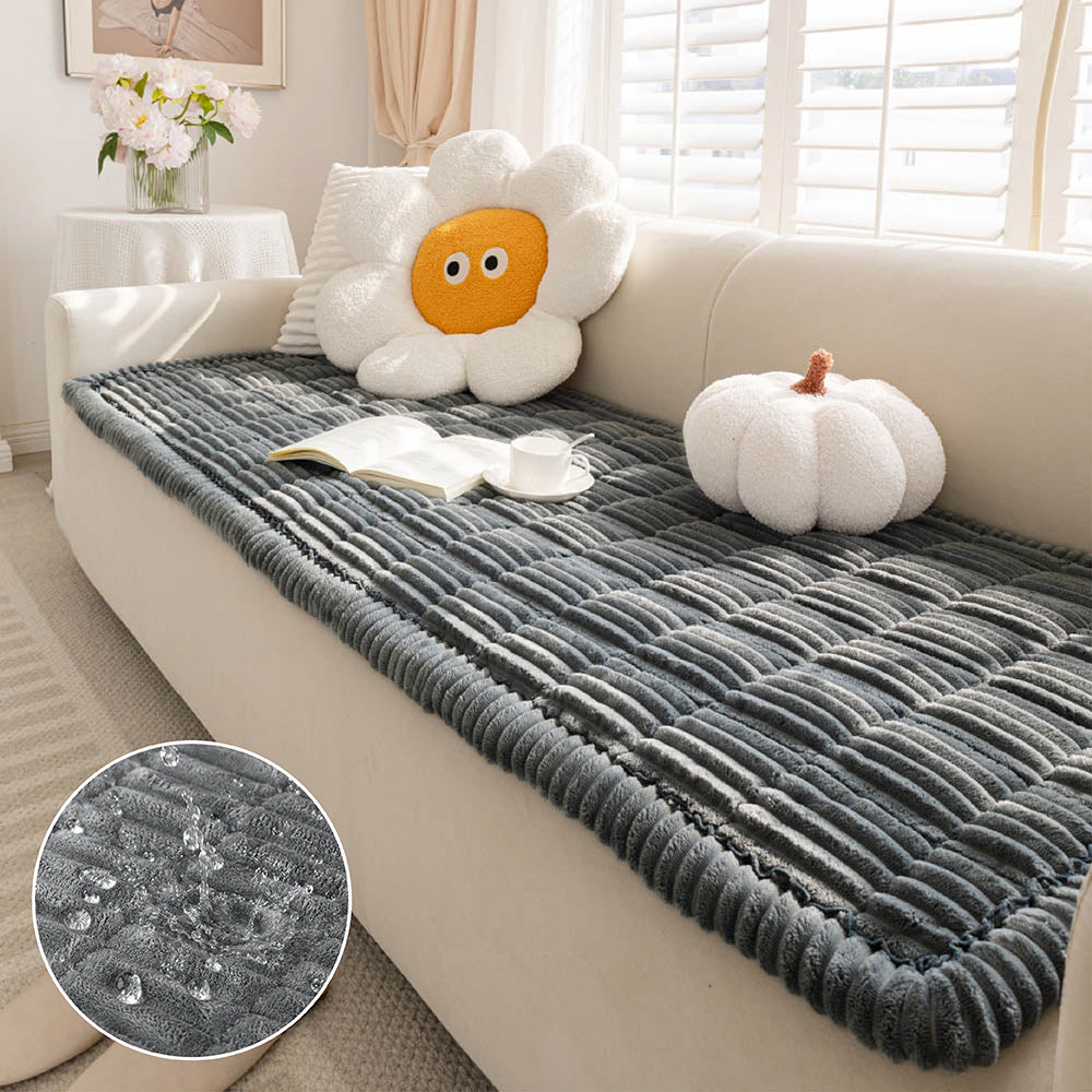 Waterdichte Antislip Bankhoes Ademend Flanel 50×50 cm tot 90×210 cm Bankbeschermer Woonkamer Meubelbescherming