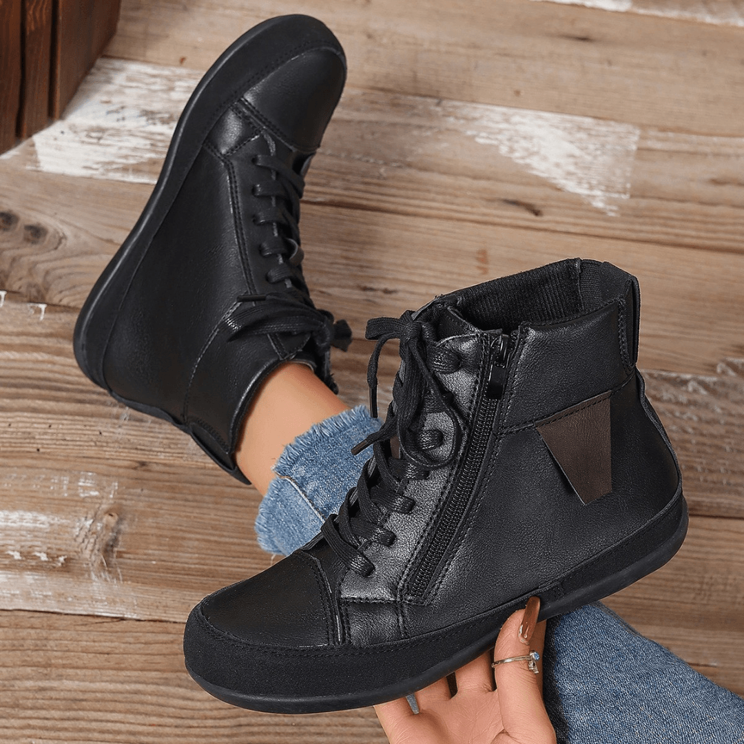 Alina | Elegante en Comfortabele Laarzen met Rits
