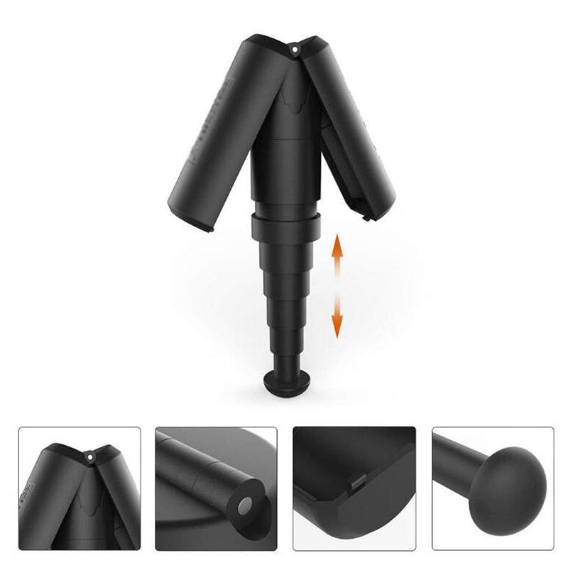 Telescopische Campingstoel Verstelbaar Zwart Opvouwbaar voor Outdoor Wandelen Festivals Vissen Concert Wachtrijen Compacte Draagbare Zitoplossing