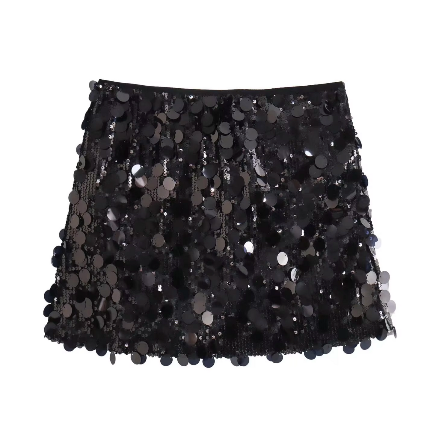 Korte Pailletten Minirok Glitter Partyjurk