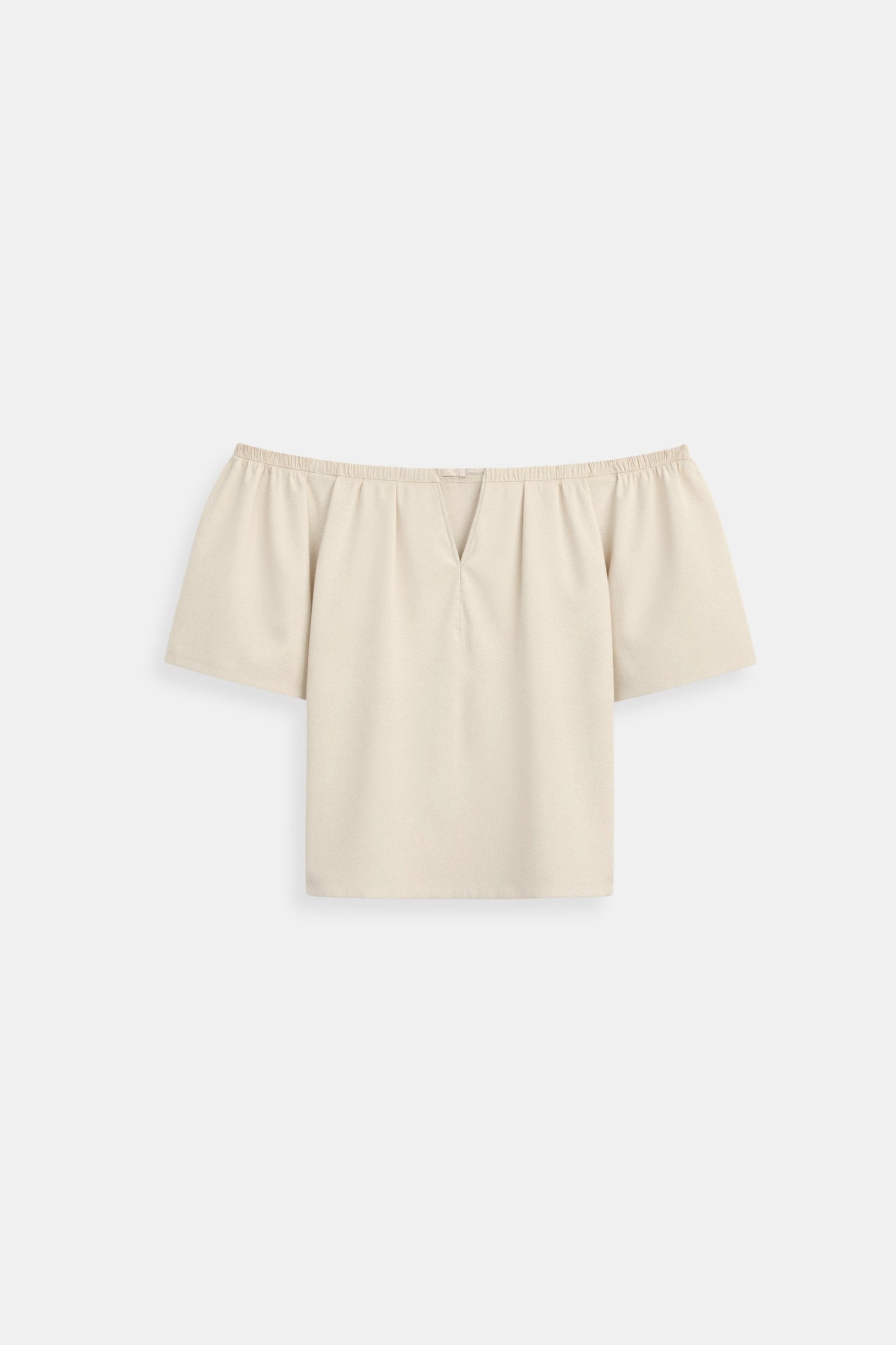 Zomerjurk V-Hals Schoudervrij Stijl Dame