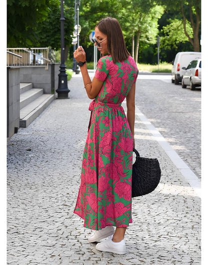 Dames Jurk Bloemenprint Lente Zomer Collectie