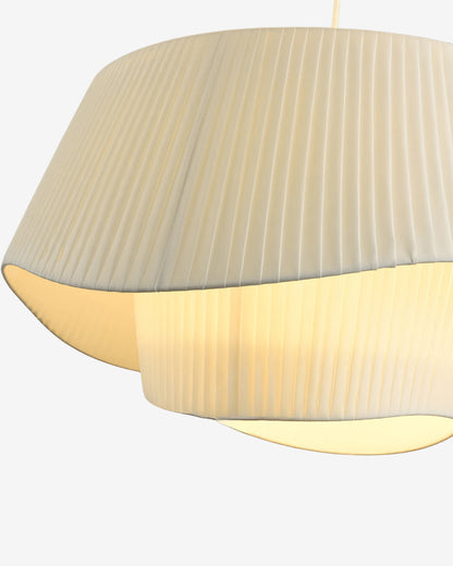 Moderne Tyvek Hanglamp Rond Design Warm Wit Dimbaar Woonkamer Eetkamer Slaapkamer Decoratieve Plafondverlichting