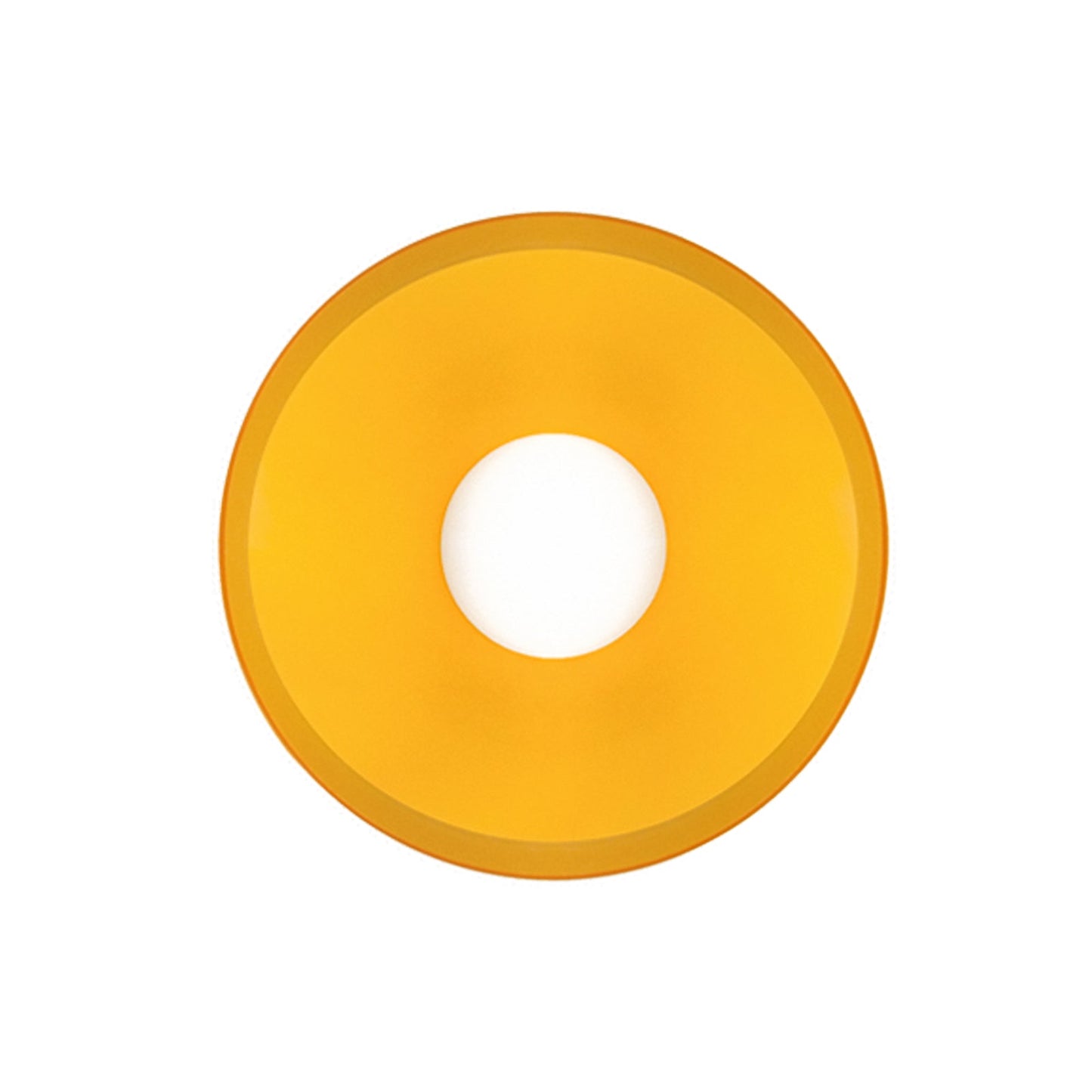 Mulon Plafondlamp en Wandlamp Glas G9 Amber Woonkamer Slaapkamer Design Verlichting Modern Rond