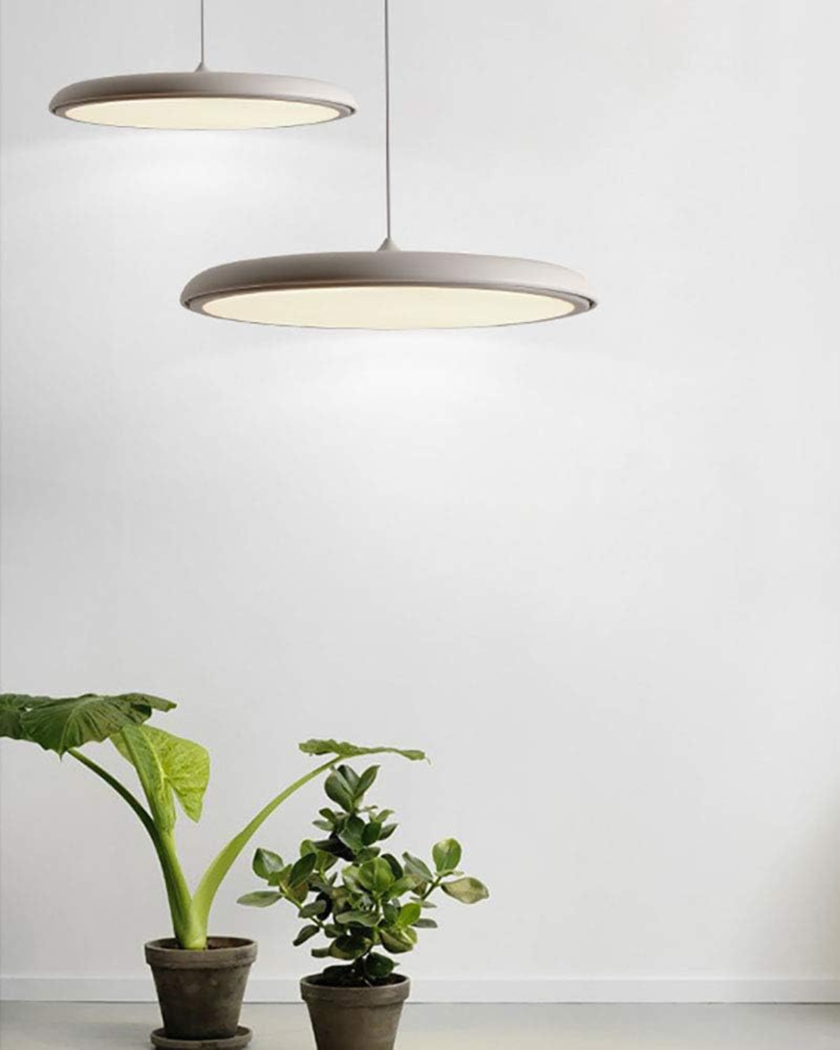 Ronde Hanglamp met Zachte Lichtverspreiding Zwart Grijs Groen Roze Wit Oranje ø25cm ø40cm Modern Scandinavisch Design voor Eetkamer Woonkamer Werkplek