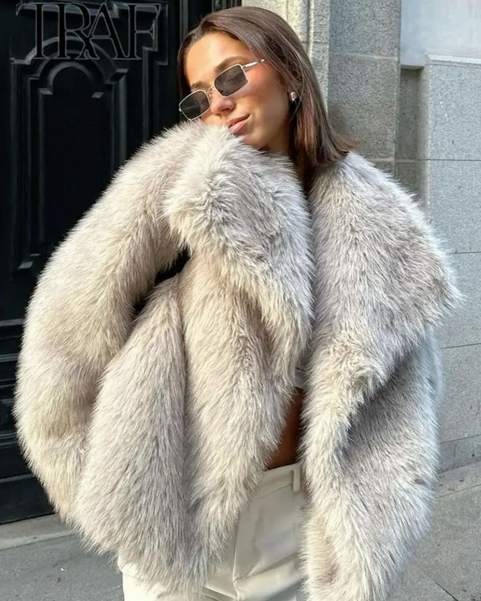 Bontjas Warm Damescoat Luxe Kwaliteit
