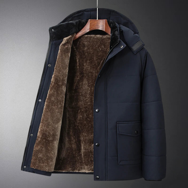 Heren Winterjas WaterdichtWarm met Fleece Voering