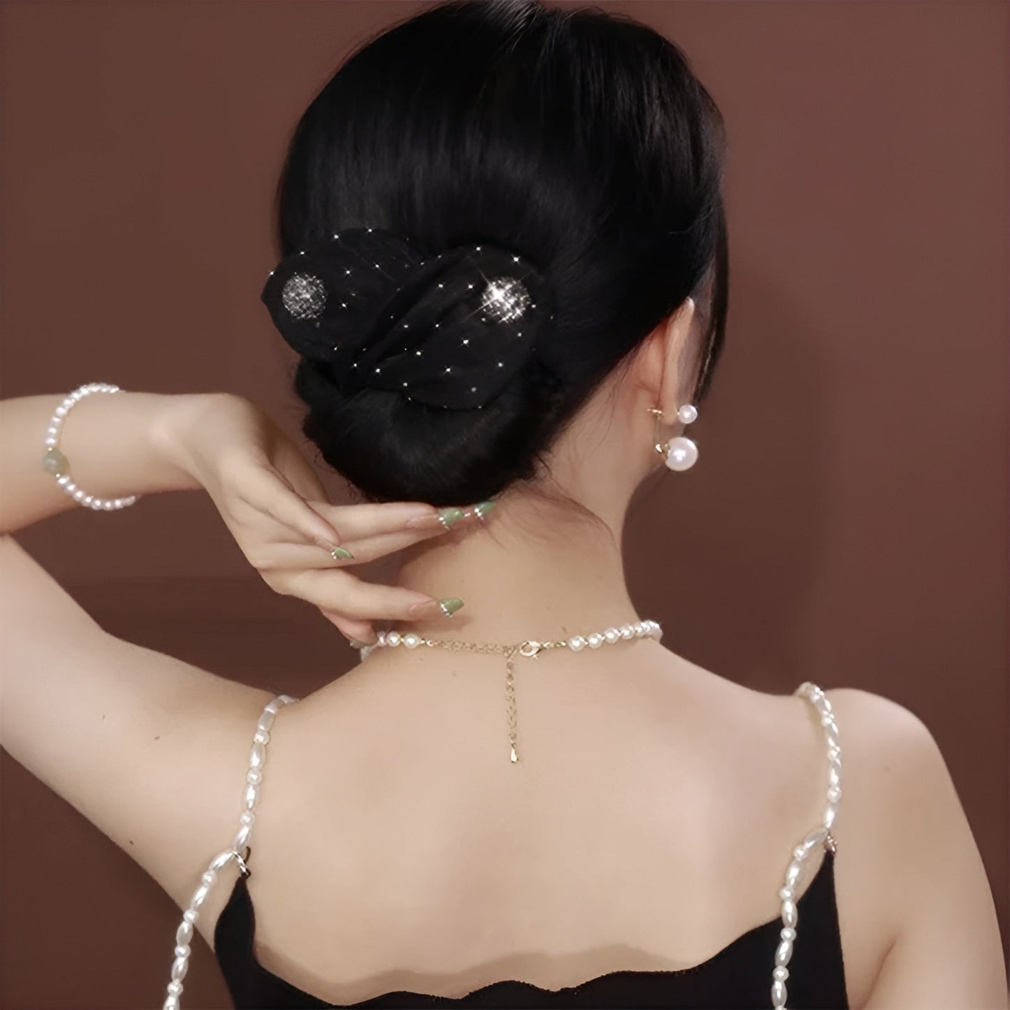 Haarknot Styling Set 7-delig in Satijn met Flexibele Draadkern voor Elegante Kapsels Zonder Hitte