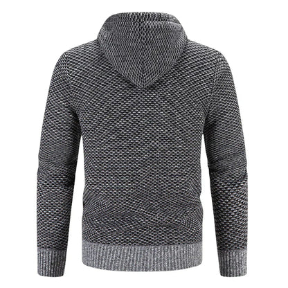Heren Winterjas Gevoerd Sherpa Jas Met Capuchon Warm